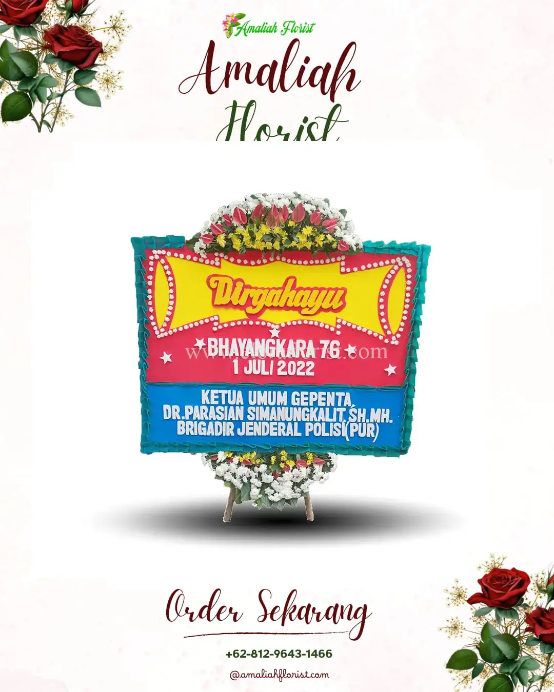 Papan Bunga HUT Ulang Tahun Kayen Kidul